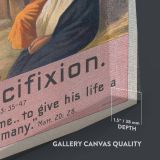 Crucifixion of Jesus - Scene from Luke 23:35-47 with Soldiers canvas wall art - Image 3