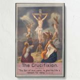 Crucifixion of Jesus - Scene from Luke 23:35-47 with Soldiers canvas wall art - Image 7