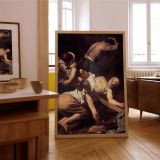 Crucifixion of Saint Peter - Baroque Martyrdom Painting by Caravaggio canvas wall art - Image 7