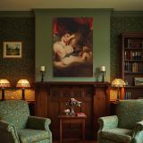 Cupid Untying the Zone - Joshua Reynolds Romantic Scene with Cherub canvas wall art - Image 4