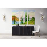 Landscape Canvas Watercolour Canvas Wall Art - Image 3