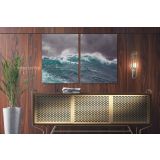Large Waves in Ocean Canvas Wall Art