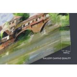 Landscape Modern Art Watercolour City Canvas Wall Art - Image 6