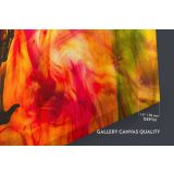 Beautiful Modern Art Landscape Acrylic Bright Colors And Ink In Water Canvas Wall Art - Image 7