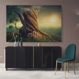 Tree of Life Canvas Set Fantasy Canvas Wall Art