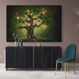 Life Of Tress Canvas Set Fantasy Canvas Wall Art