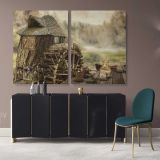 Wood Fairies Tub Mill Fictional Fantasy Canvas Wall Art - Image 2