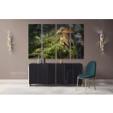 ArtzFolio Mushroom Cottage Fantasy Canvas Wall Art - Image 4