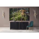 ArtzFolio Mushroom Cottage Fantasy Canvas Wall Art - Image 5