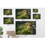ArtzFolio Mushroom Cottage Fantasy Canvas Wall Art - Image 6