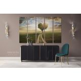 Nature Heart Canvas Wrap Abstract Photography Canvas Wall Art - Image 5