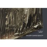 Girl Walking Rainy Night Rain Canvas Wall Art - Image 6