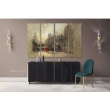 A Tale of Two Jacket Love Story Couples Canvas Wall Art - Image 4