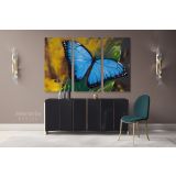 Beautiful Butterfly Original Pastel wall art Modern Print Abstract Canvas Wall Art - Image 3