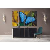 Beautiful Butterfly Original Pastel wall art Modern Print Abstract Canvas Wall Art - Image 4