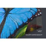 Beautiful Butterfly Original Pastel wall art Modern Print Abstract Canvas Wall Art - Image 6