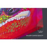 Colourful Toads Frog Original Pastel wall art Modern Print Abstract Canvas Wall Art - Image 6