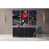 Soccer Player Wayne Rooney Sports Canvas Wall Art - Image 3