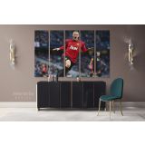 Soccer Player Wayne Rooney Sports Canvas Wall Art - Image 5