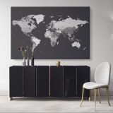World map wall art World Map Canvas Large World Map Canvas Wall Art