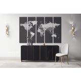 World map wall art World Map Canvas Large World Map Canvas Wall Art - Image 5
