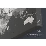 World map wall art World Map Canvas Large World Map Canvas Wall Art - Image 6