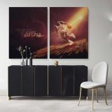 Michael Jordan Quote Basketball Player Canvas Wall Art - Image 3