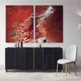 Michael Jordan Basketball Player Canvas Wall Art - Image 3