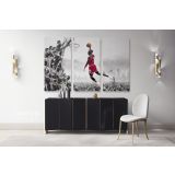 Basketball Player Michael Jordan Last Game Shot Canvas Wall Art - Image 2