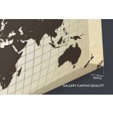Vintage World Map Vintage Canvas with Frame World map For Wall art - Image 6