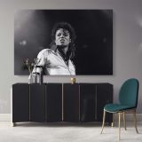 Michael Jackson King of Pop Art Canvas Mj Dance Moves Wall Art Print Poster Framed Canvas