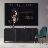 Michael Jackson King of Pop Quote Personalised For Wall Art Print Poster Framed Canvas
