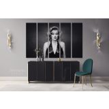 Marilyn Monroe Naked Canvas American Model Wall Artwork Hangings Pop Sexy in Bed Canvas Wall Art - Image 5