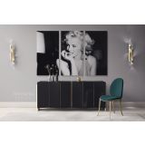 Marilyn Monroe Canvas American Model Wall Artwork Hangings Marilyn Monroe Actress Canvas Wall Art - Image 3