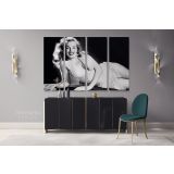 Marilyn Monroe Canvas American Model Wall Artwork Hangings Marilyn Monroe Actress Canvas Wall Art - Image 4