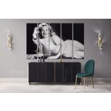 Marilyn Monroe Canvas American Model Wall Artwork Hangings Marilyn Monroe Actress Canvas Wall Art - Image 5