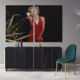 Marilyn Monroe Canvas American Model Wall Artwork Hangings Marilyn Monroe Actress Canvas Wall Art - Image 2