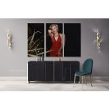 Marilyn Monroe Canvas American Model Wall Artwork Hangings Marilyn Monroe Actress Canvas Wall Art - Image 3