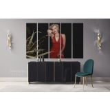 Marilyn Monroe Canvas American Model Wall Artwork Hangings Marilyn Monroe Actress Canvas Wall Art - Image 5