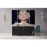 Marilyn Monroe Canvas American Model Wall Artwork Hangings Marilyn Monroe Actress Canvas Wall Art - Image 4