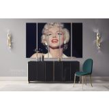Marilyn Monroe Canvas American Model Wall Artwork Hangings Marilyn Monroe Actress Canvas Wall Art - Image 5