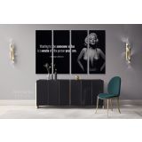 Marilyn Monroe Canvas American Model Wall Artwork Hangings Marilyn Monroe Actress Canvas Wall Art - Image 4