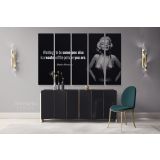 Marilyn Monroe Canvas American Model Wall Artwork Hangings Marilyn Monroe Actress Canvas Wall Art - Image 5