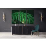Canvas for, Tropical Leaves, , Green Leaves, Wall Art, Tropical Canvas Wall Art - Image 3