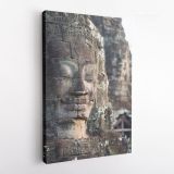 Buddha Carving Vintage Canvas Wall Art - Image 6