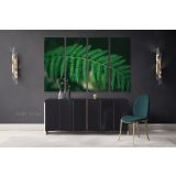 Canvas for, Tropical Leaves, , Green Leaves, Wall Art, Tropical Canvas Wall Art - Image 4