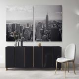 Photography New York Black and White wall art Frame Buildings and Cites Canvas Wall Art - Image 2