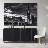 Stunning Black and White Big Ben of London wall art Buildings and Cites Canvas Wall Art