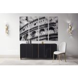 Stunning Black and White Colosseum wall art Buildings and Cites Canvas Wall Art - Image 4