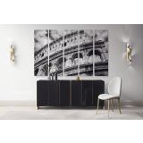 Stunning Black and White Colosseum wall art Buildings and Cites Canvas Wall Art - Image 5